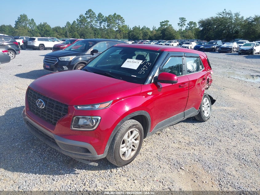 Vin: kmhrb8a37mu068458, lot: 46635707, hyundai venue se 20212