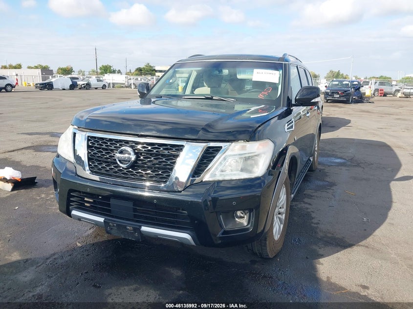Vin: jn8ay2ncxh9509746, lot: 46635727, nissan armada sv 20172