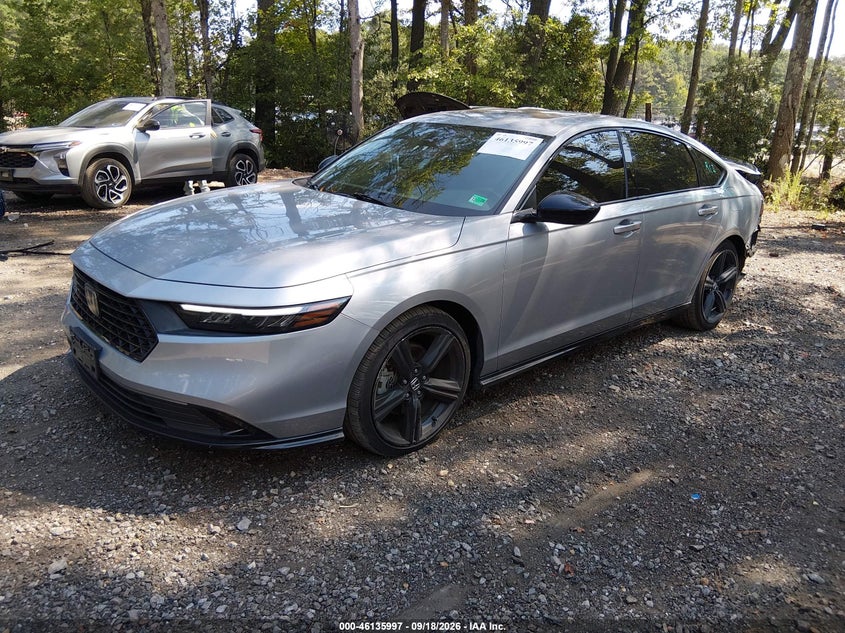 Vin: 1hgcy2f72pa052127, lot: 46635731, honda accord hybrid sport-l 20232