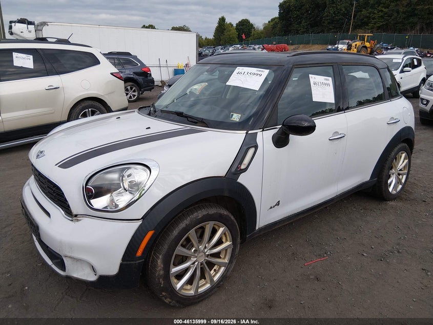 MINI COOPER S COUNTRYMAN 2012 VIN WMWZC5C52CWL57892