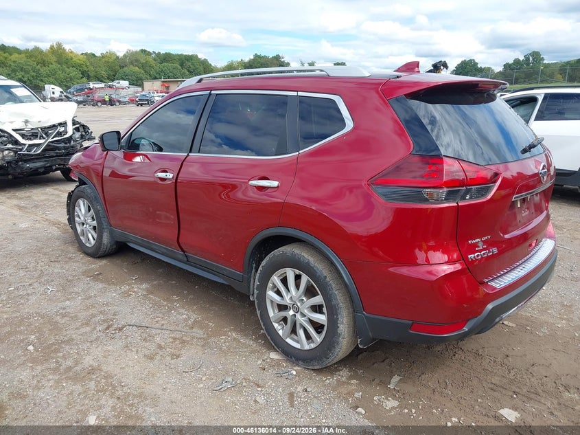Vin: 5n1at2mt2jc748076, lot: 46635748, nissan rogue sv 20183