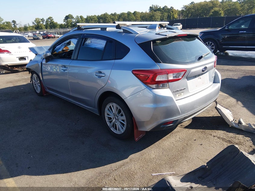 Vin: 4s3gtab66j3716219, lot: 46635761, subaru impreza 2.0i premium 20183