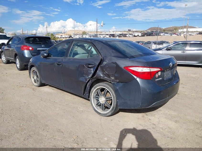 Vin: 5yfburhe8gp439318, lot: 46635762, toyota corolla le 20163