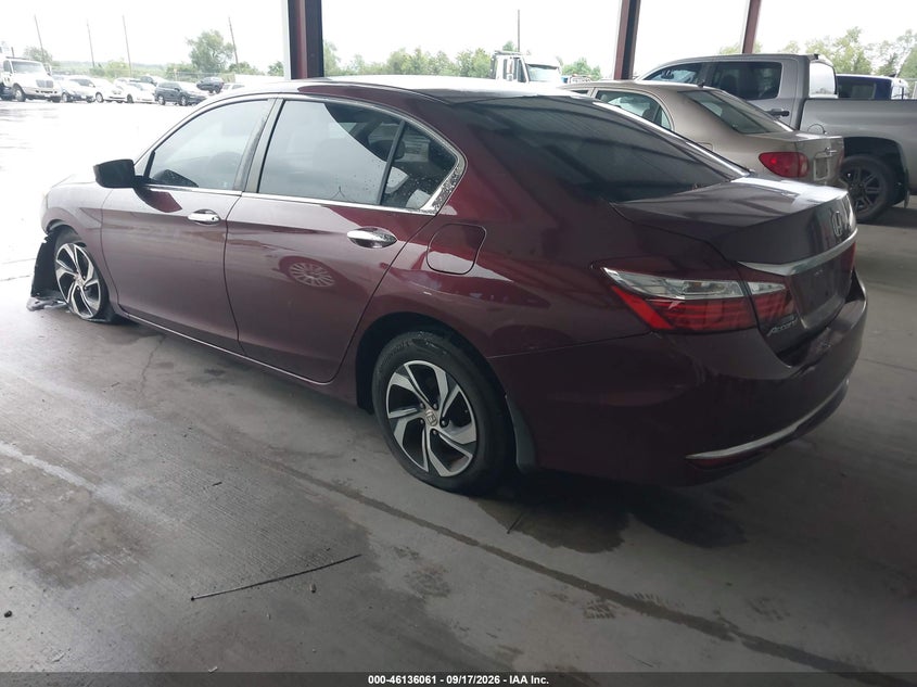 Vin: 1hgcr2f32ha203642, lot: 46635795, honda accord lx 20173