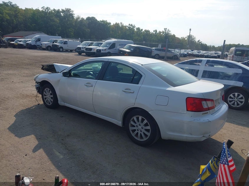 Vin: 4a32b2ff4ce017155, lot: 46635813, mitsubishi galant fe 20123