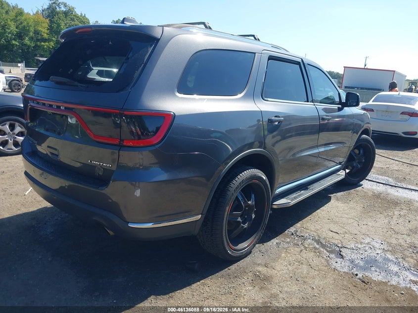 Vin: 1c4rdjdg3gc412852, lot: 46635822, dodge durango limited 20164