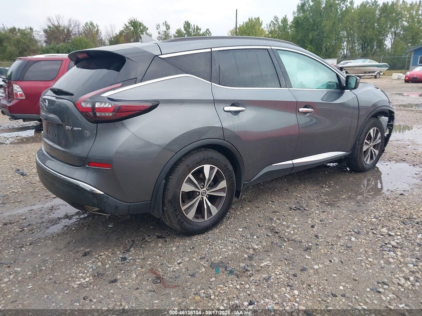Vin: 5n1az2ms8kn121443, lot: 46635838, nissan murano platinum/s/sl/sv 20194