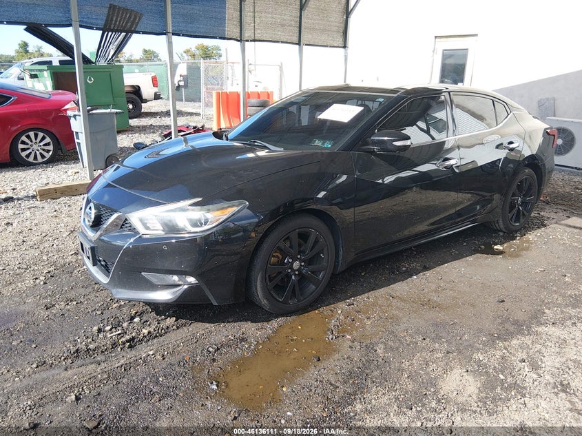 Vin: 1n4aa6ap5jc409309, lot: 46635845, nissan maxima 3.5 platinum 20182
