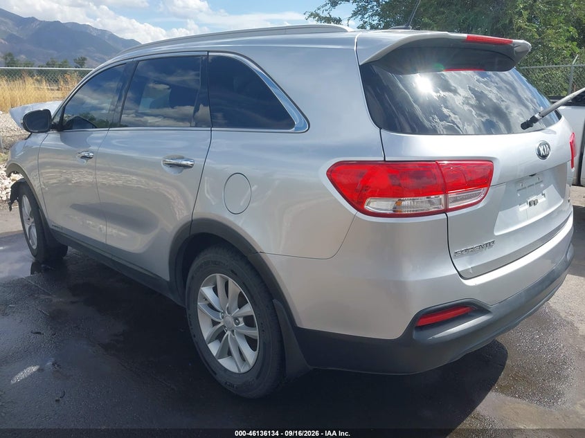 Vin: 5xypgda56jg413189, lot: 46635868, kia sorento 3.3l lx 20183
