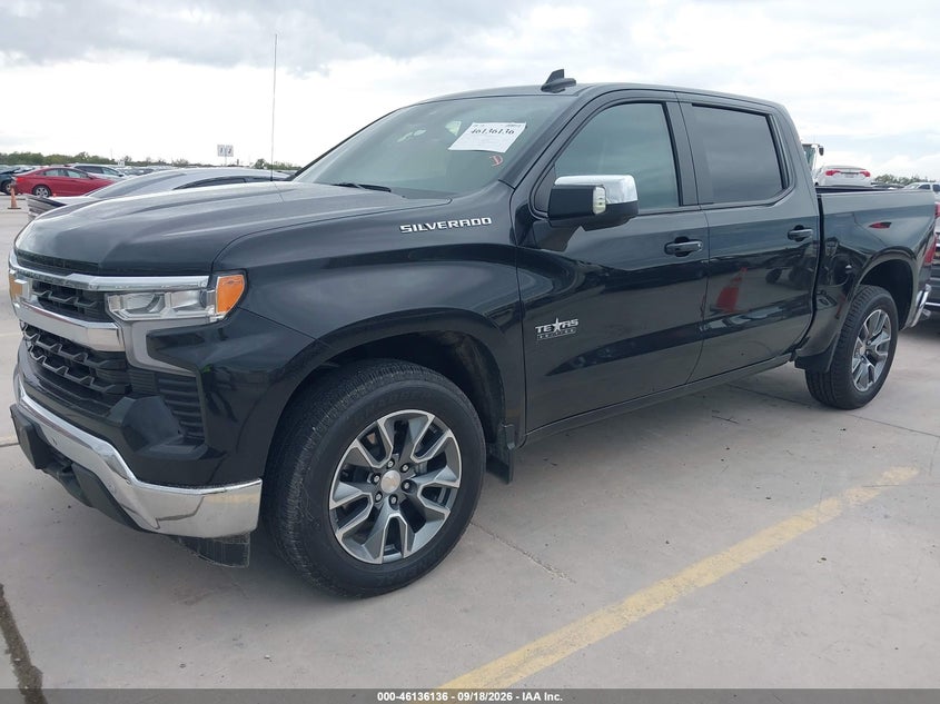 Vin: 1gcpaced2sz326079, lot: 46635870, chevrolet silverado 1500 2wd  short bed lt 20252