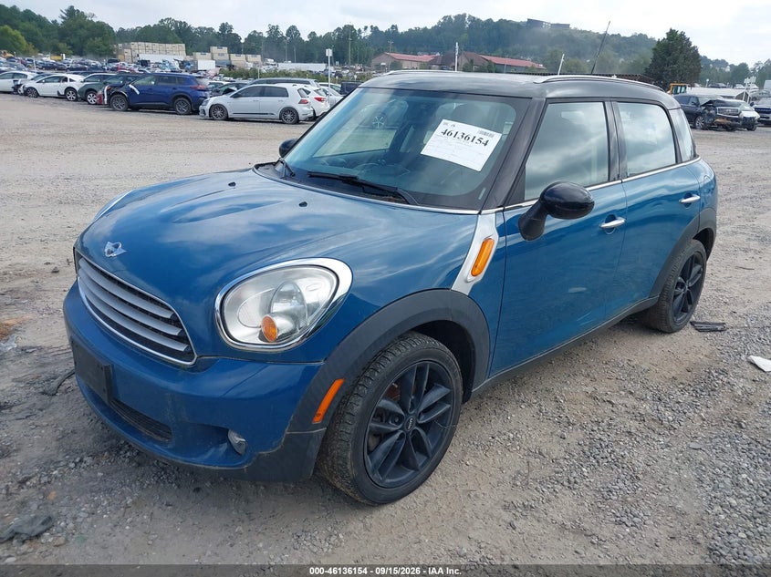 MINI COOPER COUNTRYMAN 2012 VIN WMWZB3C57CWM30780
