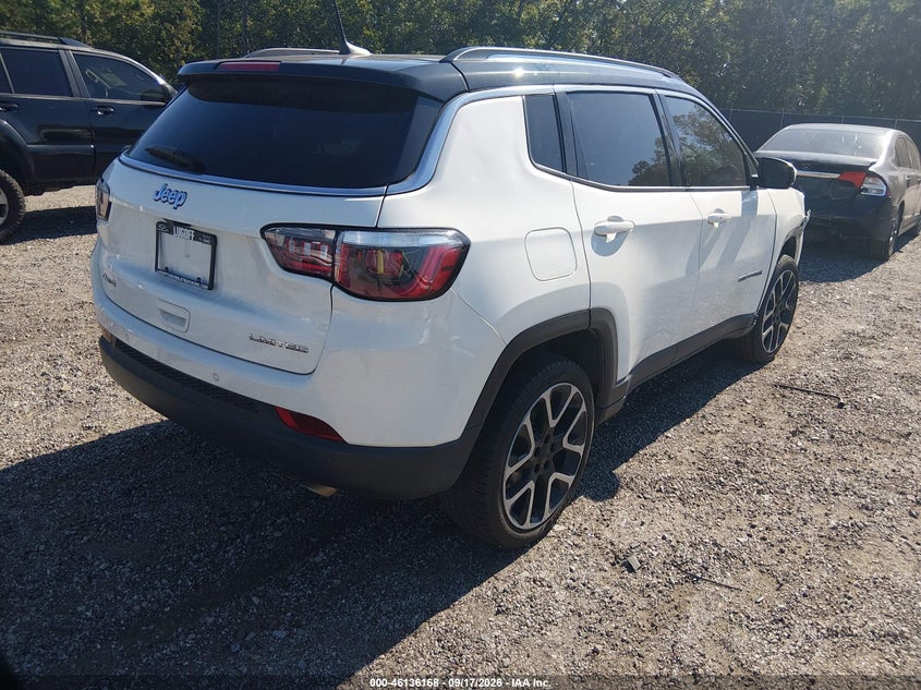 Vin: 3c4njdcb7kt664034, lot: 46635902, jeep compass limited 4x4 20194