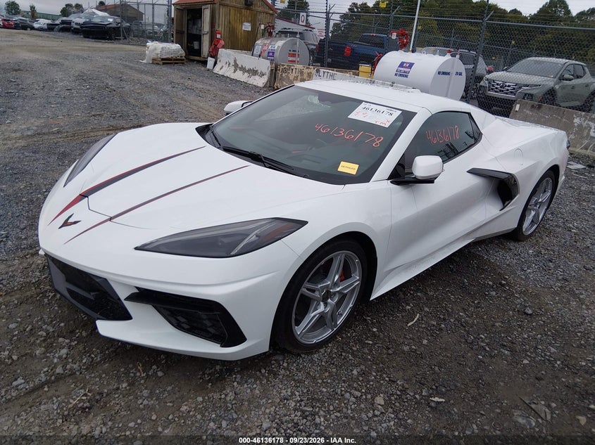 Vin: 1g1yb3d4xm5112060, lot: 46635912, chevrolet corvette stingray rwd  2lt 20212