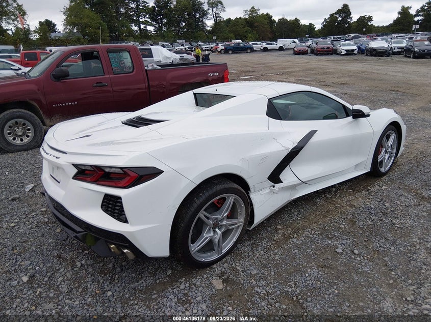 Vin: 1g1yb3d4xm5112060, lot: 46635912, chevrolet corvette stingray rwd  2lt 20214