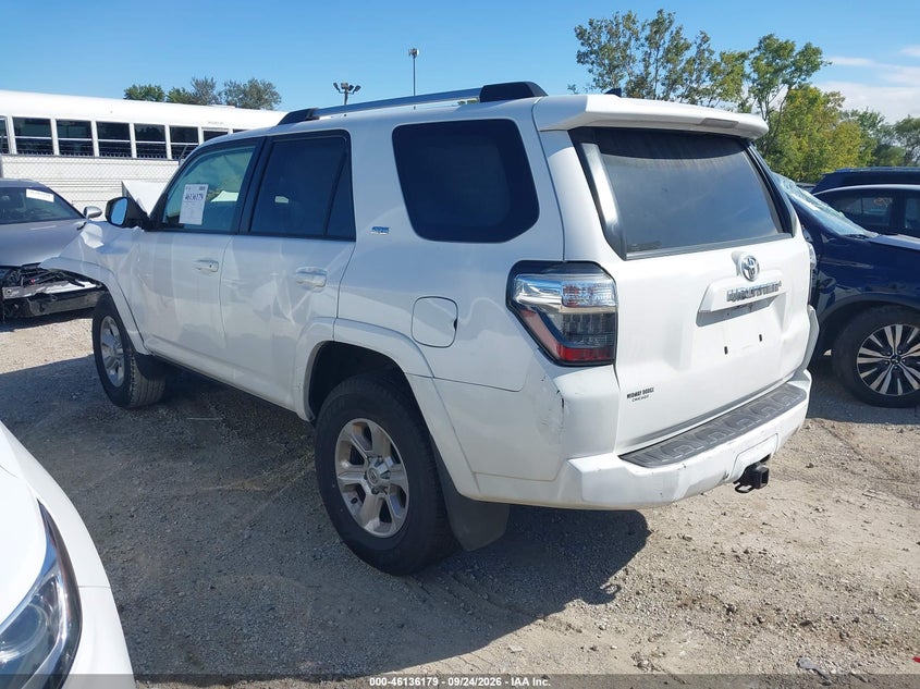 Vin: jtezu5jr7k5198177, lot: 46635913, toyota 4runner sr5 20193