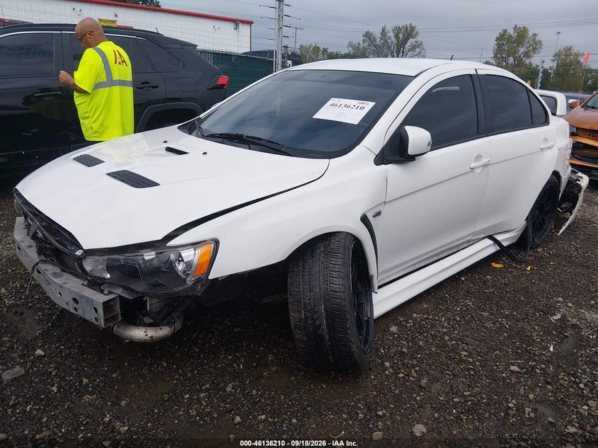 Vin: ja32w8fv0fu016322, lot: 46635944, mitsubishi lancer evolution gsr 20152