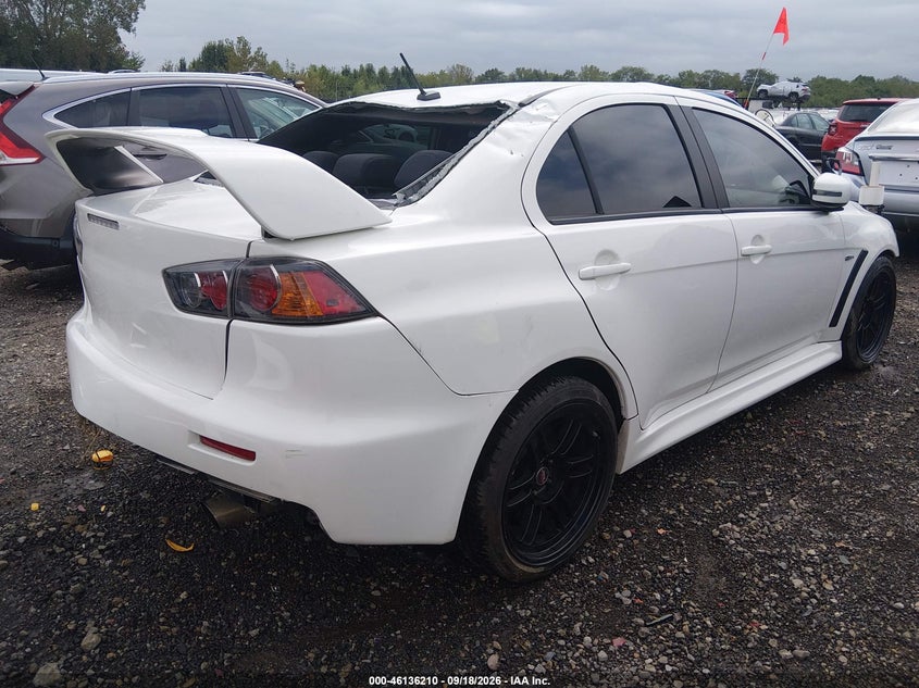 Vin: ja32w8fv0fu016322, lot: 46635944, mitsubishi lancer evolution gsr 20154
