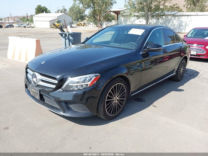 Vin: 55swf8db6ku288841, lot: 46635945, mercedes-benz c 300 20192