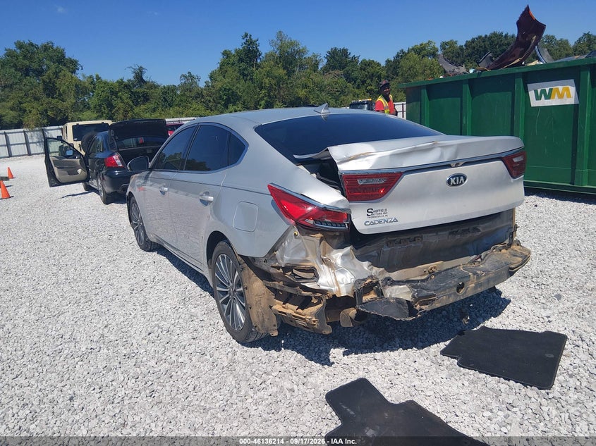 Vin: knalb4j17h5049164, lot: 46635948, kia cadenza premium 20173