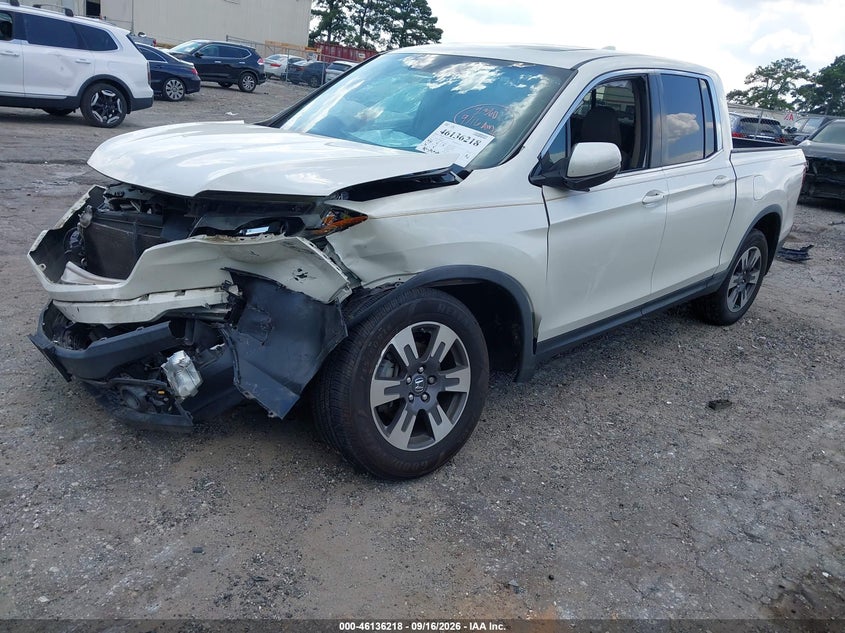 Vin: 5fpyk2f60kb000614, lot: 46635952, honda ridgeline rtl-t 20192