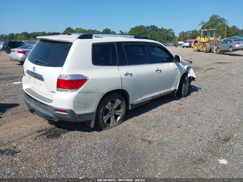 TOYOTA HIGHLANDER 2011 VIN 5TDDK3EH5BS071870