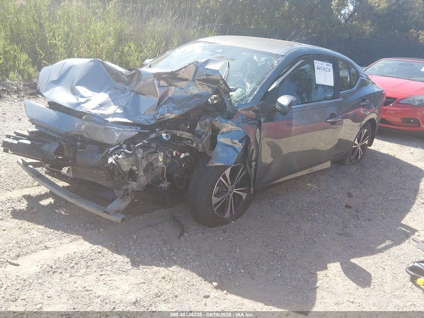 Vin: 3n1ab8cvxly238407, lot: 46635962, nissan sentra sv xtronic cvt 20202
