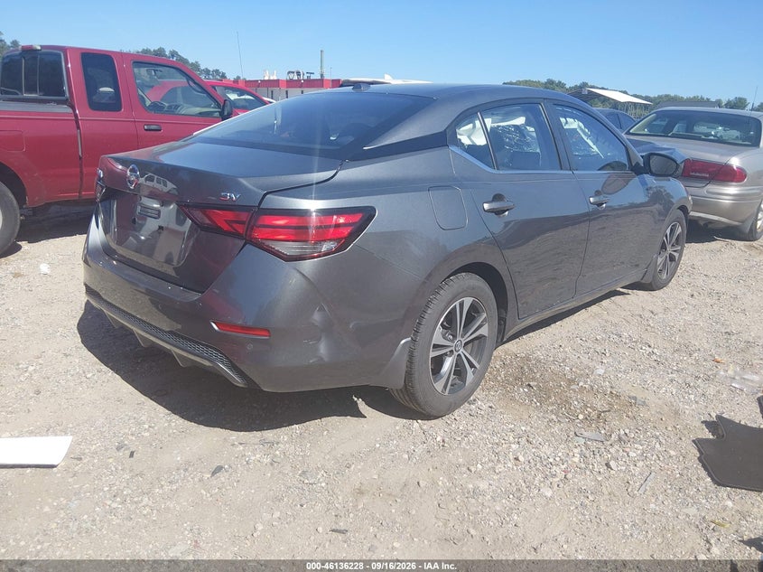 Vin: 3n1ab8cvxly238407, lot: 46635962, nissan sentra sv xtronic cvt 20204