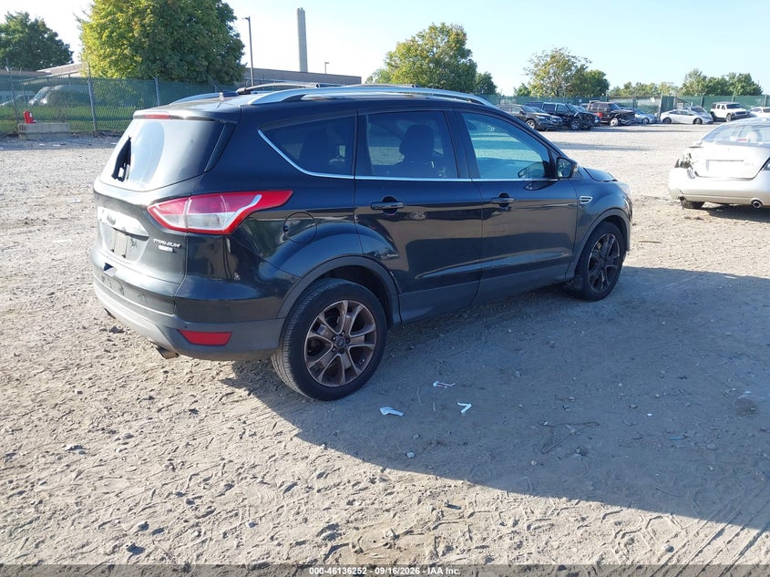 Vin: 1fmcu9jx4eua34410, lot: 46635986, ford escape titanium 20144