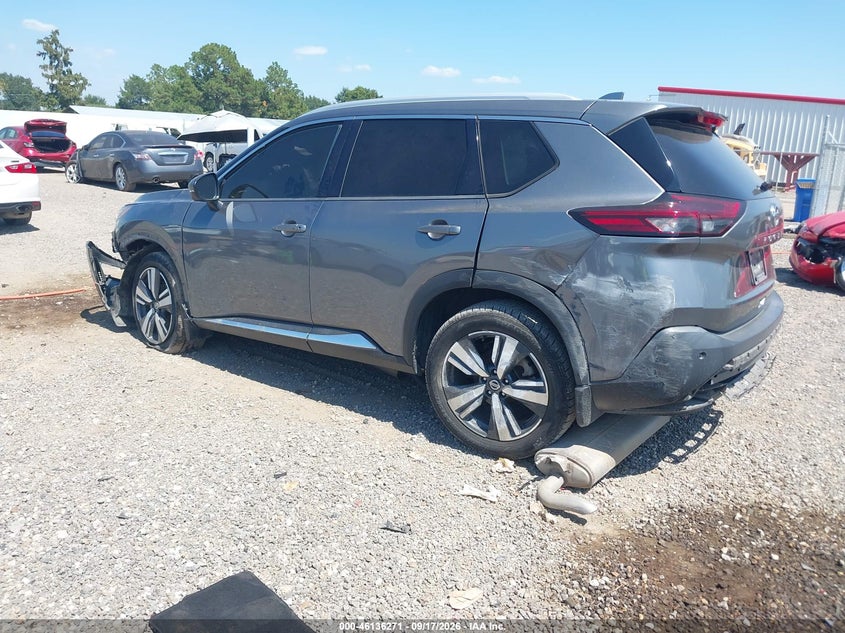 Vin: 5n1at3ca1mc743011, lot: 46636005, nissan rogue sl fwd 20213