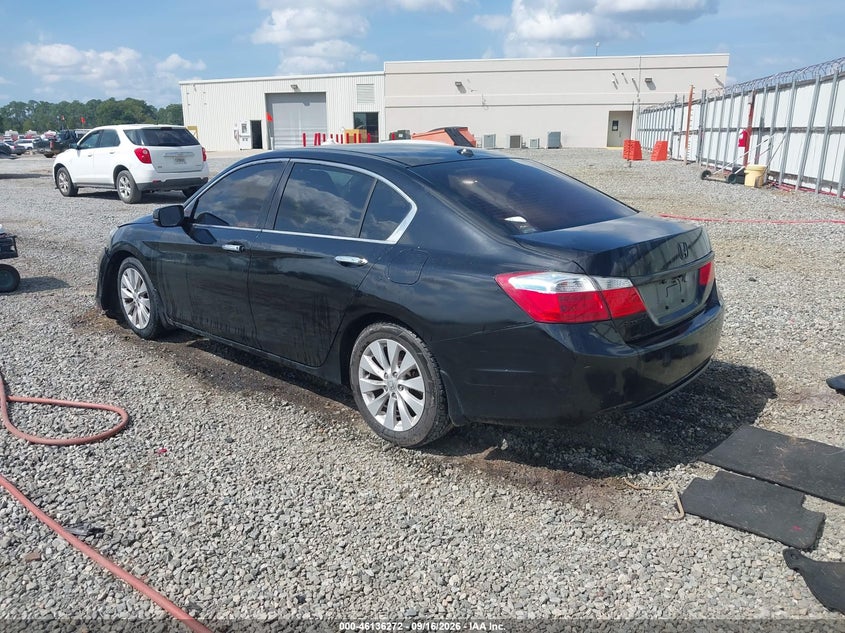 Vin: 1hgcr2f84ea244670, lot: 46636006, honda accord ex-l 20143