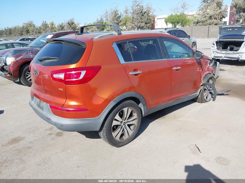 Vin: kndpc3a23d7442209, lot: 46636054, kia sportage ex 20134