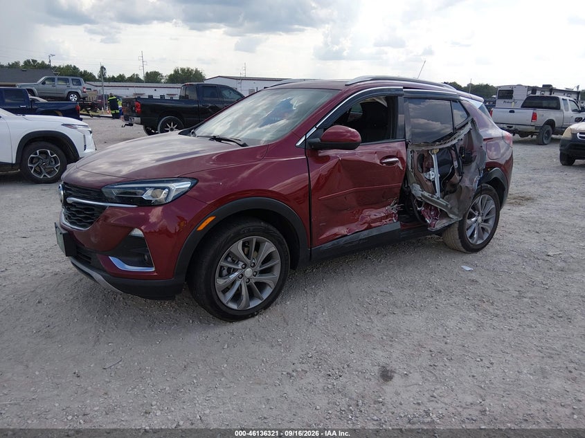 Vin: kl4mmfsl3pb124613, lot: 46636055, buick encore gx essence fwd 20232