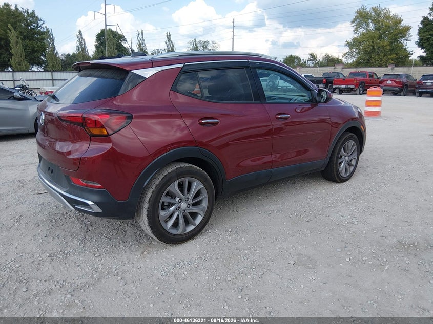 Vin: kl4mmfsl3pb124613, lot: 46636055, buick encore gx essence fwd 20234