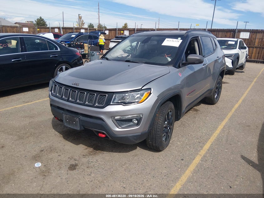 Vin: 3c4njddb4kt721501, lot: 46636062, jeep compass trailhawk 4x4 20192