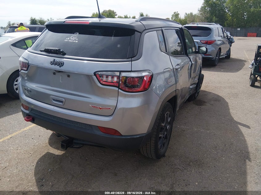 Vin: 3c4njddb4kt721501, lot: 46636062, jeep compass trailhawk 4x4 20194