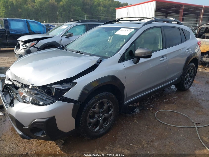Vin: jf2gthsc9nh257941, lot: 46636068, subaru crosstrek sport 20222