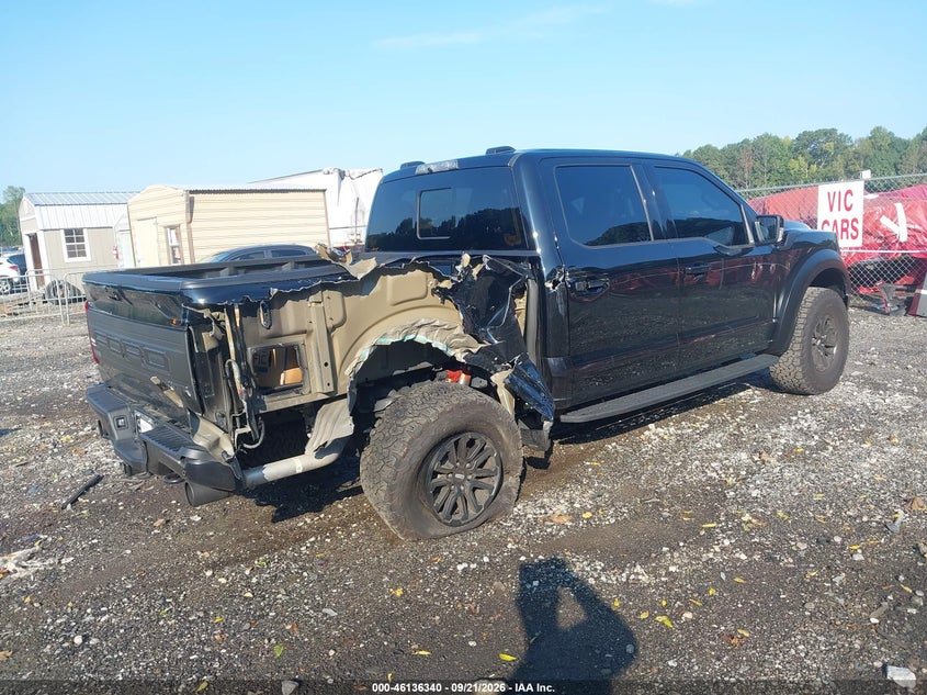 Vin: 1ftfw1rg5sfc33824, lot: 46636074, ford f-150 raptor 20254