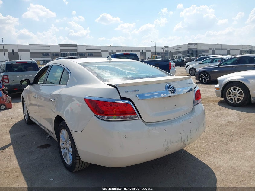 Vin: 1g4gc5er7df290343, lot: 46636084, buick lacrosse leather group 20133