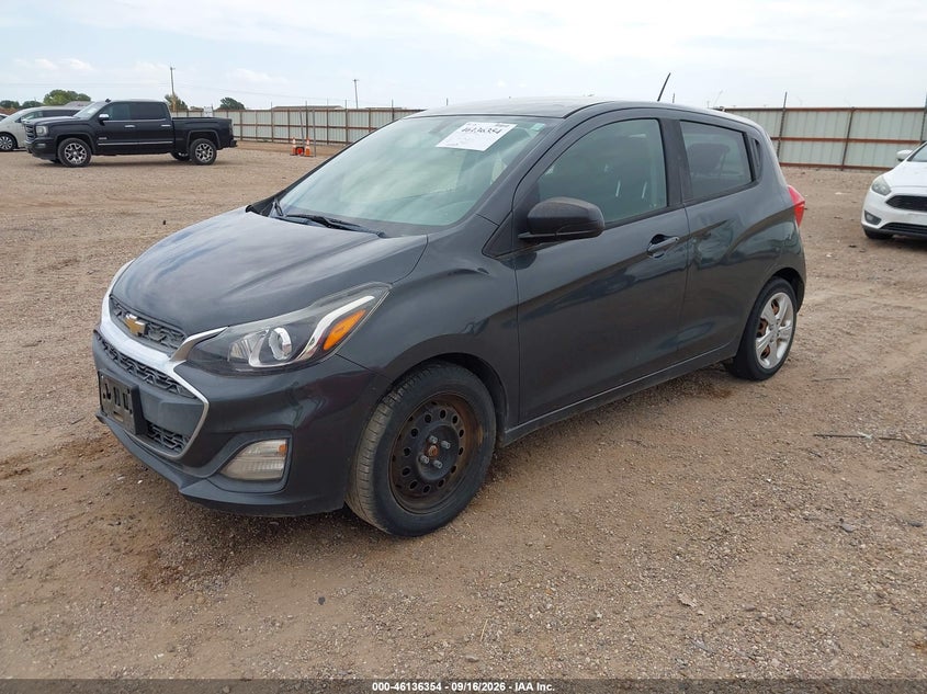 Vin: kl8cb6sa5lc408375, lot: 46636088, chevrolet spark fwd ls automatic 20202