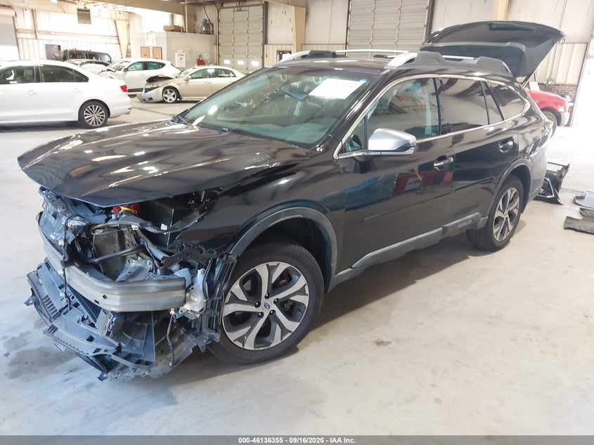 Vin: 4s4btapc2l3206585, lot: 46636089, subaru outback touring 20202