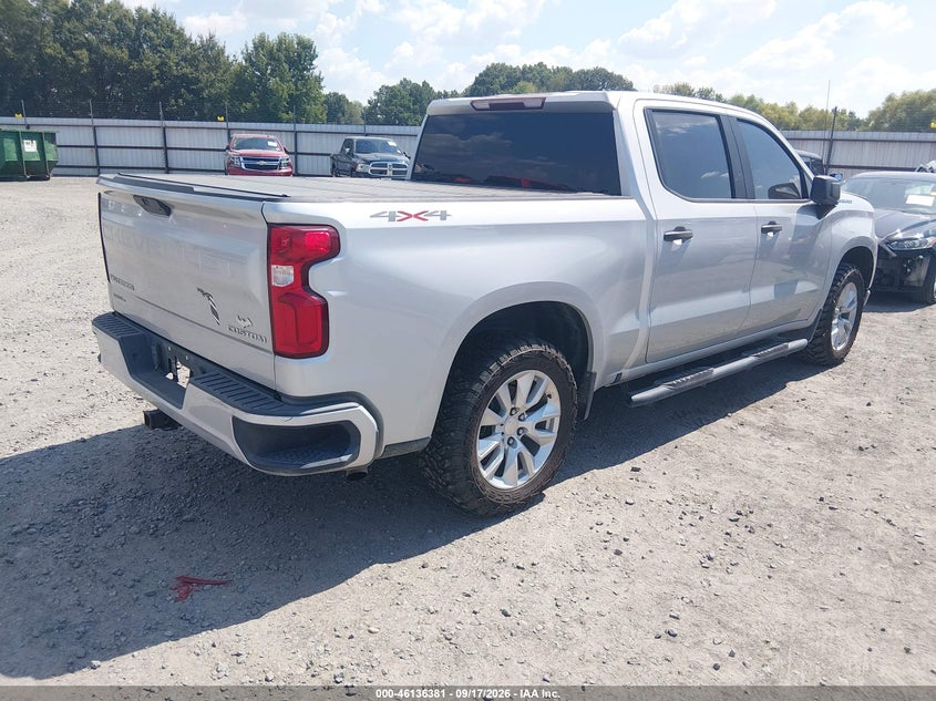 Vin: 1gcpybek2mz126746, lot: 46636115, chevrolet silverado 1500 4wd  short bed custom 20214