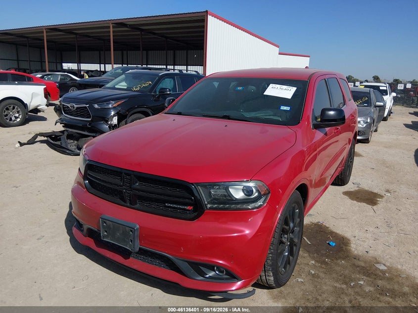 Vin: 1c4rdhag4gc502637, lot: 46636135, dodge durango sxt 20162