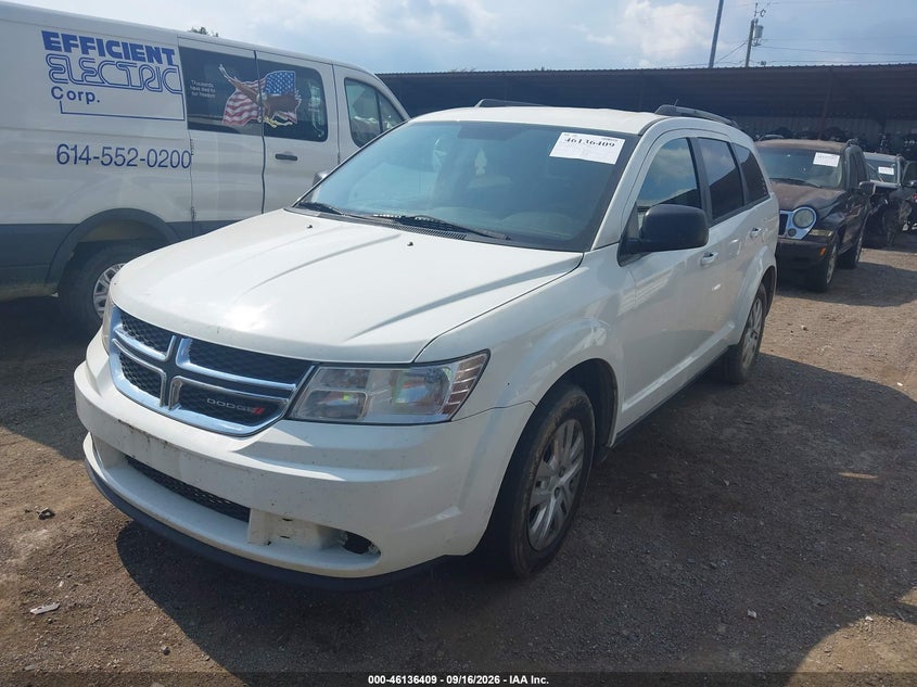Vin: 3c4pdcab9ht602253, lot: 46636143, dodge journey se 20172