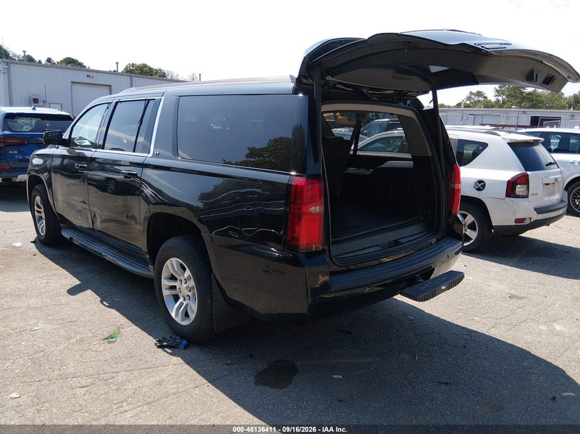 Vin: 1gnskjkc3fr707802, lot: 46636145, chevrolet suburban 1500 lt 20153