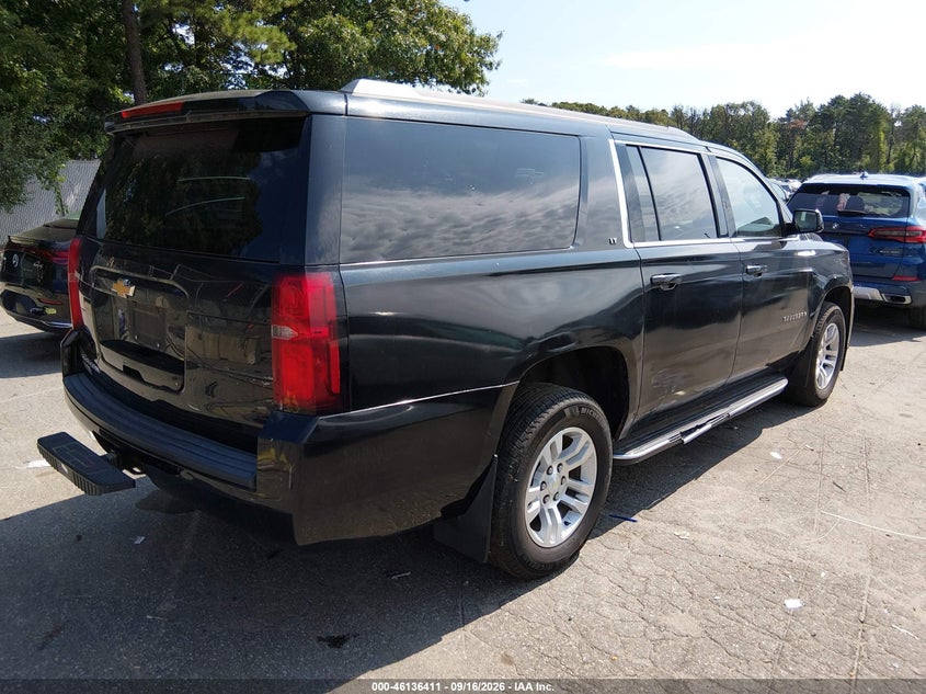 Vin: 1gnskjkc3fr707802, lot: 46636145, chevrolet suburban 1500 lt 20154
