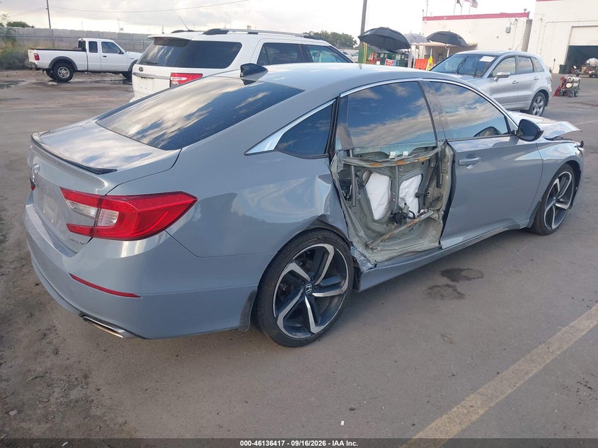 Vin: 1hgcv1f38ma107627, lot: 46636151, honda accord sport 20214
