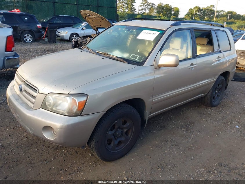 TOYOTA HIGHLANDER 2004 VIN JTEHD21A440031408