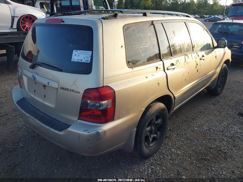 TOYOTA HIGHLANDER 2004 VIN JTEHD21A440031408
