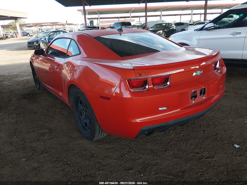 Vin: 2g1fa1e3xc9158526, lot: 46636164, chevrolet camaro 2ls 20123
