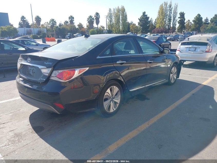 Vin: kmhec4a41da075548, lot: 46636165, hyundai sonata hybrid limited 20134
